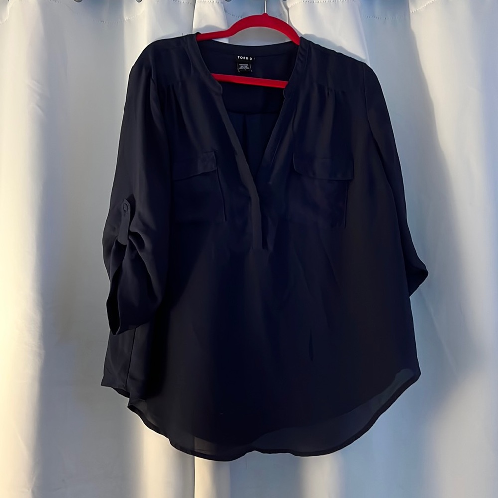Navy Blue blouse